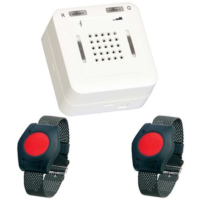 ELDAT Senioren Sicherheitspaket (mit Quittierungsf.) für Zwei mit 2 Armbandsendern