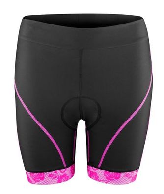shorts F ROSE to waist with pad. black-pink L