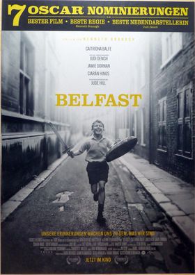 Belfast - Original Kinoplakat A1 - Caitriona Balfe, Jamie Dornan - Filmposter