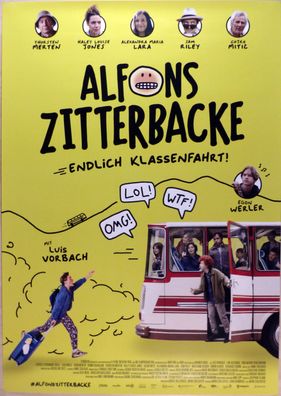 Alfons Zitterbacke - Endlich Klassenfahrt! - Original Kinoplakat A0 - Filmposter