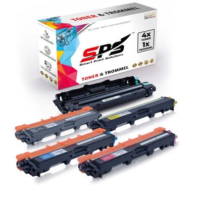 4x TN241 TN242 TN245 TN246 Toner Multipack + 1x DR241 Drum Unit kompatibel für ...