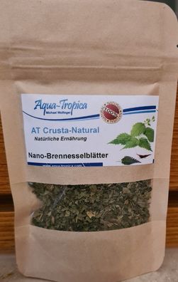 Aqua-Tropica Crusta-Natural Nano Brennnesselblätter 75ml Futter Garnelen