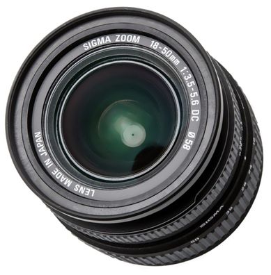 Objektiv Sigma Zoom 18-50mm 1:3.5 -5.6 DC Ø58 - für Canon EOS digital