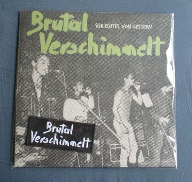Brutal verschimmelt - Schlechtes von gestern Vinyl LP Logo Patch Edition
