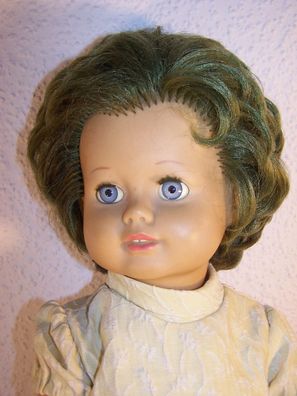 Alte Schildkröt Puppe, 60 cm, Schlafaugen