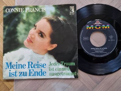 Connie Francis - Meine Reise ist zu Ende 7'' Vinyl Germany