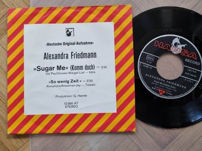 Alexandra Friedmann - Sugar me 7'' Vinyl Germany/ CV Lynsey de Paul PROMO