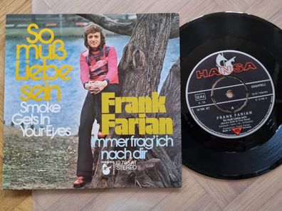 Frank Farian - So muss Liebe sein 7'' Vinyl Germany Pressung MIT CENTER!!