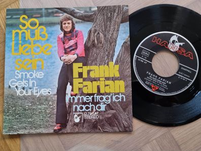Frank Farian - So muss Liebe sein 7'' Vinyl Germany