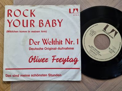 Oliver Freytag - Rock your baby 7'' Vinyl Germany/ CV George McCrae!