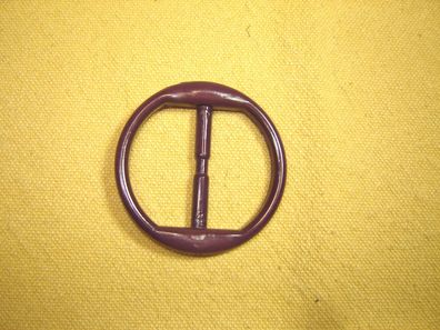 ausgefallene runde Gürtelschließe 80er Jahre Deko Kunststoff lila Vintage