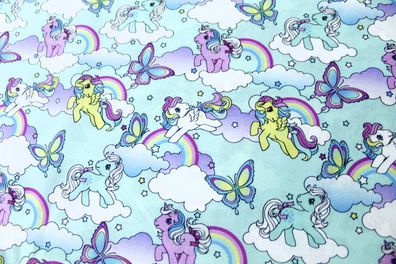 0,5 m Popeline " My Little Pony", 145 cm breit , Baumwolle, Webware