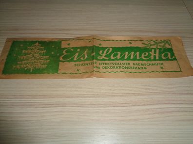 Baumbehang-alter Baumschmuck -Lametta silber Eis-Lametta