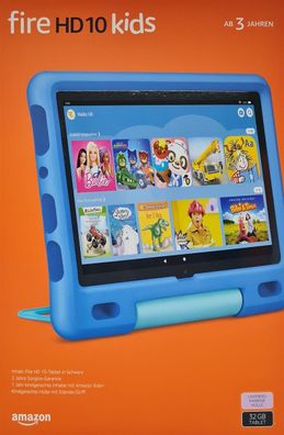 Amazon Fire HD 10 Kids Tablet 2021, 25,6 cm (10,1 Zoll) Full HD Display (1080p), ...