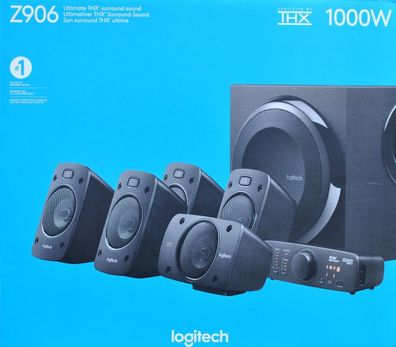 Logitech Z906 5.1 Lautsprechersystem THX und Dolby Digital