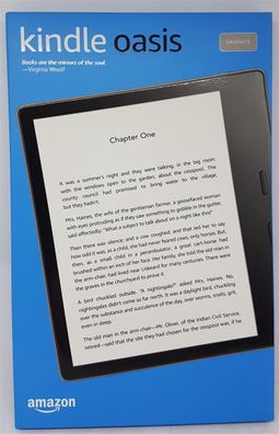 Amazon Kindle Oasis eBook Reader, 32 GB, Leselicht mit verstellbarer Farbtemperatu...