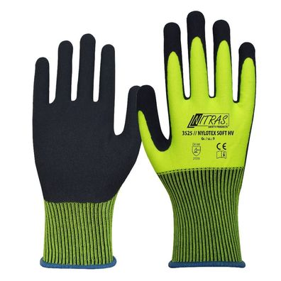 Arbeitshandschuhe | 12 Paar Nitras Nylotex Soft HV Handschuhe | Gr. 7 - 12