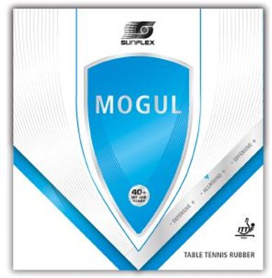 Sunflex Mogul Tischtennis-Belag, 1,8mm Schwamm | rot | Tischtennisschläger Tischte...