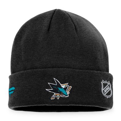 NHL San Jose Sharks Wollmütze Mütze Authentic Pro Game Train 726657503526