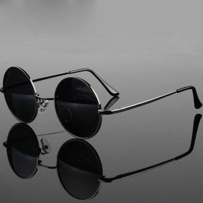 Retro-Klassiker, runde, polarisierte Vintage-Sonnenbrille