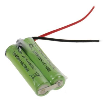 Mexcel Akkupack 2,4V Akku 600mAh - Hochtemeratur 2S + Silikonkabel 0,5qmm