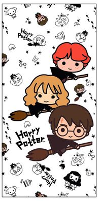 Harry Potter Handtuch Comic Harry Potter Hermine Granger Ron Weasley Magie Hogwa