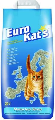 EuroKat's | Naturton Streu | 20 l