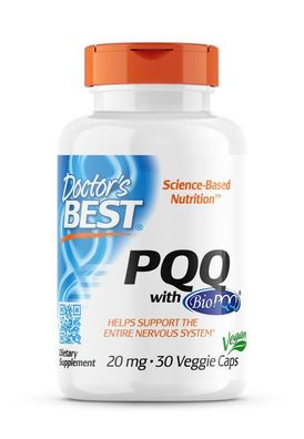 Doctor's Best, PQQ (Pyrroloquinoline Quinone) mit BioPQQ, 20mg, 30 Veg. Kapseln