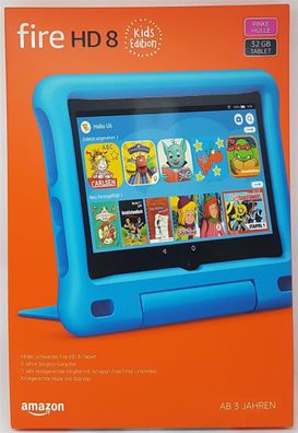 Amazon Fire HD 8 Kids Edition-Tablet, 20,32 cm (8 Zoll) Display, 32 GB, pinke ...