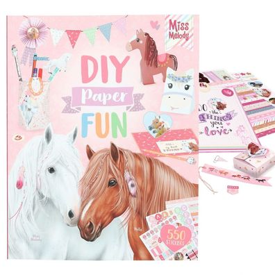Depesche 12121 Pferd Miss Melody DIY Paper Fun Book Kreativbuch Papier Pferde