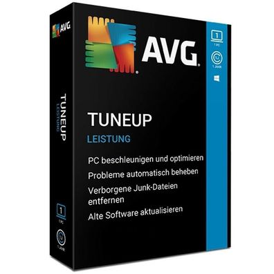 AVG TuneUp Utilities 2022 1 PC Vollversion Windows 1 Jahr Key