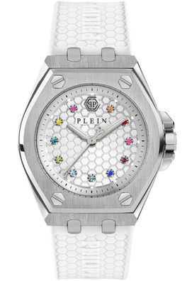 Philipp Plein Damen-Armbanduhr Plein Extreme Lady Weiß PWJAA0122
