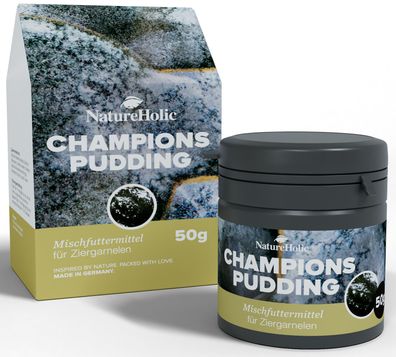 NatureHolic - ChampionsPudding Garnelenfutter - 50g - Premium Garnelen Zuchtfutter