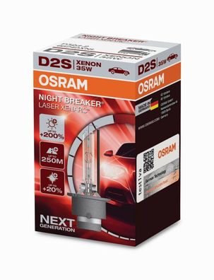 1x D2S Osram Xenon Brenner Nightbreaker Laser Xenarc,35Watt Scheinwerfer, Birne