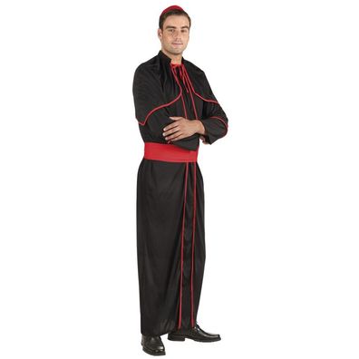 Kardinal Kostüm schwarz/ rot