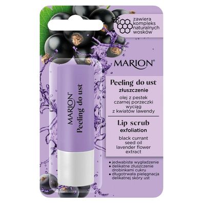 Marion Lippenpeeling - Peeling (schwarze Johannisbeere und Lavendel) 4.4g