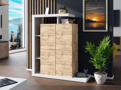 Kommode Tuskana Stilvoll Sideboard Türkommode Wohnzimmer Schank M24