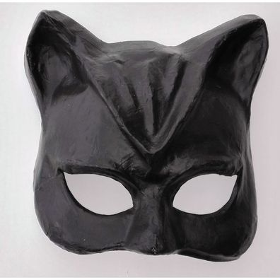 Schwarze Katze Cat Theatermaske