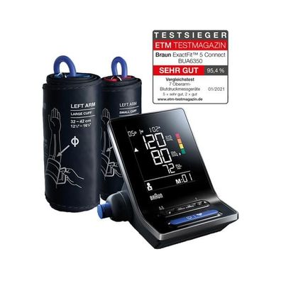Braun ExactFit 5 Connect Blutdruckmessgerät - schnurlos BUA6350EU