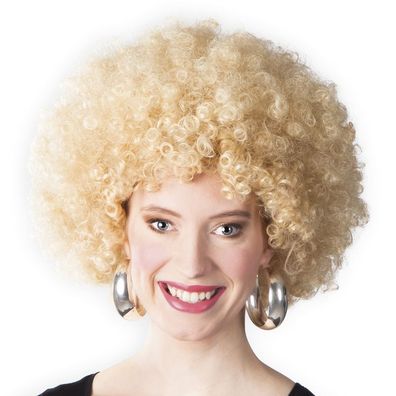 Afro blond Perücke lockig