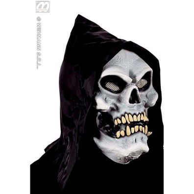 Schädel Skelett Maske mit Kapuze