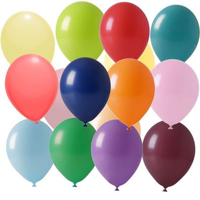 500 Luftballons Pastell buntmix 23cm-9