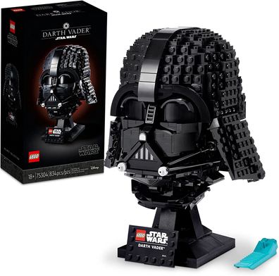 LEGO Star Wars Darth Vader Helmet 75304 Collectible Building Toy, New 2021 (834 ...
