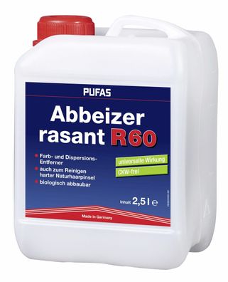 Pufas Abbeizer rasant R60 2,5 Liter