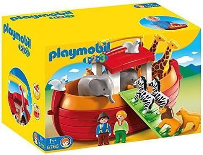 Playmobil 1.2.3 6765 Meine Mitnehm-Arche Noah Schiff 12 Tiere Figuren Spielzeug