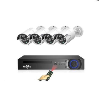 Nvr-system cctv-überwachungskamera im freien