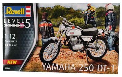 Revell 07941 Yamaha 250 DT-1 Modellbausatz Motorrad Crossmaschine, 61 Teile, Lev