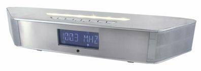Soundmaster BT1308SI Ukw-Pll Clock Radio with Bluetooth And LED Light Tuner New