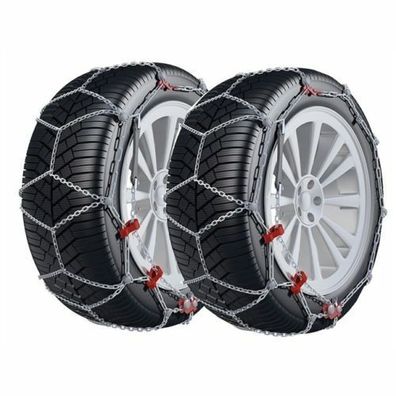 Snow Chains King CB-7 075 15 16 17 Inch Winter Snow Chain Pair New Boxed