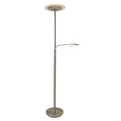 Näve 2044150 LED Standing Lamp Floor Lamp Uplight Tabletop Office Lamp Metal